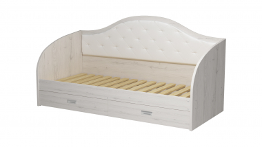 ГИП-14 Кровать с ящиками с мягкой спинкой Юниор