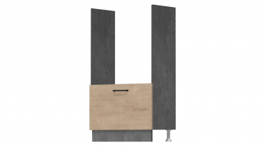 Шкаф-стол под технику с ящиком 1066х600х575 мм. (Лофт)